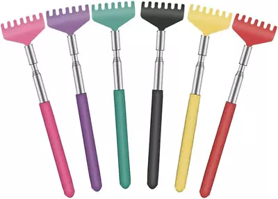 6 Pack Extendable Back Scratcher - Portable Telescoping Metal Back With • $11.55