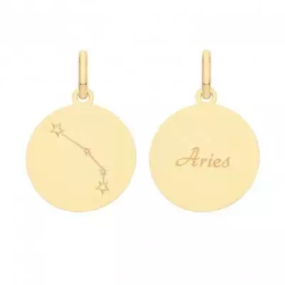 9ct Yellow Gold Zodiac Constellation Aries PN1221 • £162