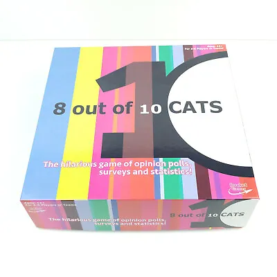 £9.99 • Buy Rocket Games 8 Out Of 10 Cats Funny Comedy Tv Show Board Game Age 12+  2-6 Plyrs