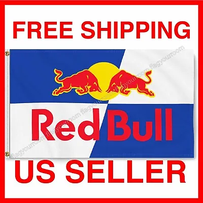 Red Bull 3x5 Ft Flag Banner Car Motorcycle Formula 1 Racing Team F1 Honda Mobil1 • $13.77