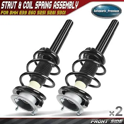 2x Complete Strut & Coil Spring Assembly For BMW E39 E60 525i 528i 530i Front • $174.99