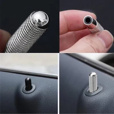 4x Car Door Lock Pin Knob Trim Ring For Mercedes Benz W205 2015 2016 GLC X253 YG • $8.99