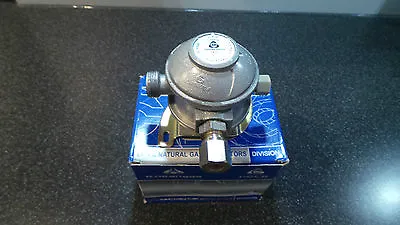 CARAVAN MOTORHOME CAVAGNA FIXED BULKHEAD LPG GAS REGULATOR 10 Mm INLET 90° OUT • £33.65