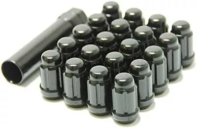 Wheel Mate Thread Size M12 X 1.25 34 Mm Muteki Closed End Lug Nuts Deep Black • $68.40