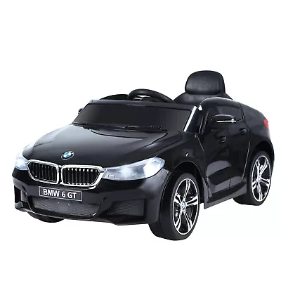 HOMCOM Kids Ride On Car Licensed BMW 6GT 6V Electric Battery Powered Vehicle • £129.99