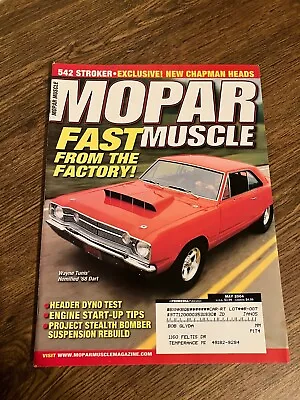 Back Issue Of Mopar Muscle Magazine - May 2004 • $3.50