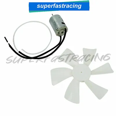 Home Bathroom Mobile RV Motor Exhaust White RV Vent Motor With 12 Volt Fan Blade • $10.55