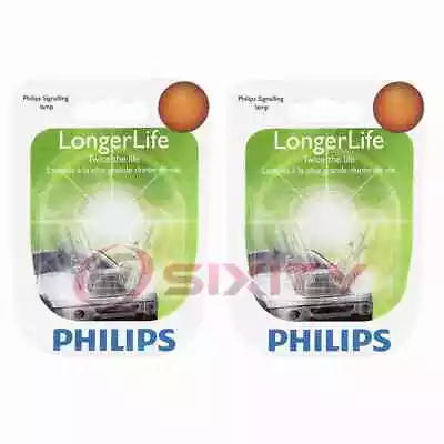 2 Pc Philips Front Outer Turn Signal Light Bulbs For Saab 9-3 9-5 900 9000 Bu • $13.69