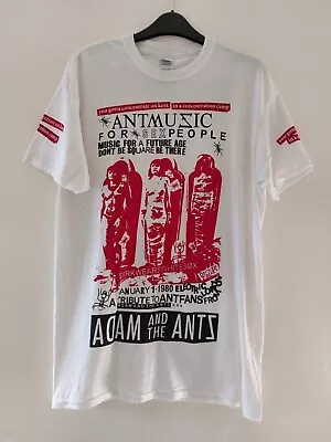 Adam And The Ants Medium Punk T Shirt With Backprint • £50
