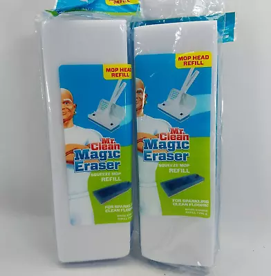 2x - Mr. Clean Magic Eraser Squeeze Mop Refill - Read Description- Free Shipping • $14.95