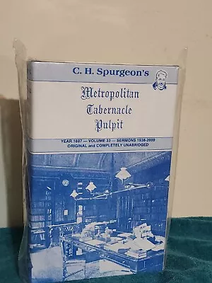 Pilgrim Publications Spurgeon The Metropolitan Tabernacle Pulpit. Vol 33 1887 • $44.99