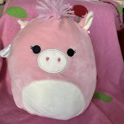 Squishmallow Kings Island Cincy Flying Pig 8  Pink W Wings Farm Stuffed Animal • $4.99