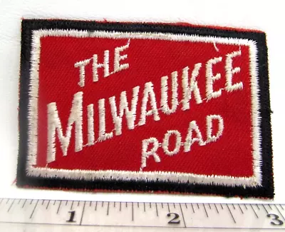 Vintage The Milwaukee Road Railroad Jacket Patch Chicago Illinois Train RR • $8.99