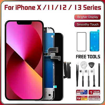 IPhone X XR XS MAX 11 12 3 Pro Max LCD Screen Replacement Touch Digitize Display • $185