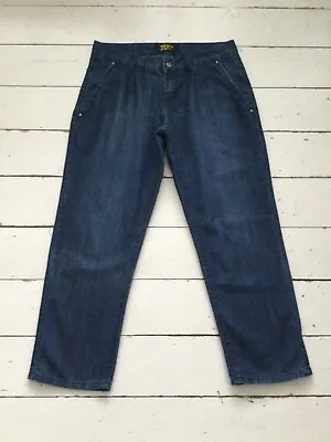 24/7 Authentic Denim Dark Blue Jeans Size 10 • £2.99