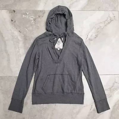 Merona Y2K Style Gray V-Neck Hoodie Small • $19.99