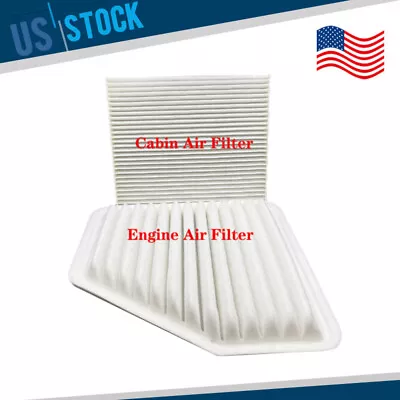 Combo Set Engine Cabin Air Filter For Toyota Camry Venza Rav4 Vibe Scion XB TC • $9.99