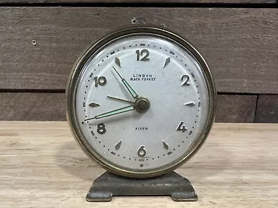 Vintage Linden Black Forest Travel Alarm Clock • $19.99