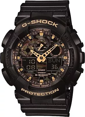 New Casio G-Shock GA-100CF-1A9 Camouflage Analog Digital Men Watch-SHIPS FREE • $108.95