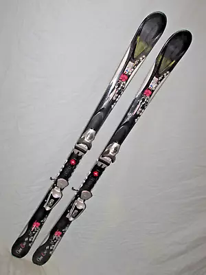 K2 ONE LUV T:Nine Women's All Mountain Skis 153cm With Rossignol 110 Bindings ~~ • $138