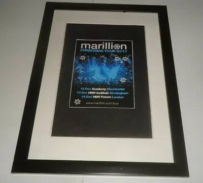 MARILLION 2011 Tour-framed Original Advert • £16.99