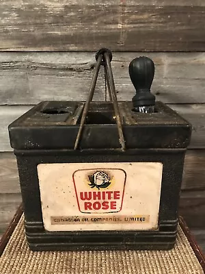 Vintage White Rose Oil Battery Test Kit Service Station White Rose Advertising • $328.12