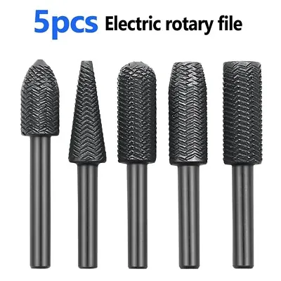 For Metal Derusting Rotary Rasp File 5Pcs Set Electric Grinding Power Tools • $13.25