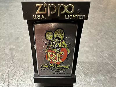 Rare! Ed Roth RatFink Mooneyes 1995 Collectible Zippo Lighter • $450