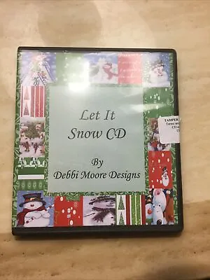 £3.30 • Buy Debbi Moore Designs - Let It Snow Crafting CD-Rom Christmas Paper Crafting