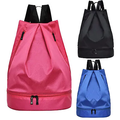 $23.25 • Buy  Swimming Waterproof Drawstring Bag Backpack School Duffle Gym Beach Travel Bag 