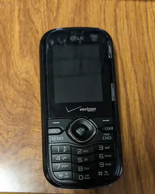 LG VN250 Cosmos Verizon BLACK Cell Phone Slider Full Qwerty 1.3MP 2G Never Used • $20