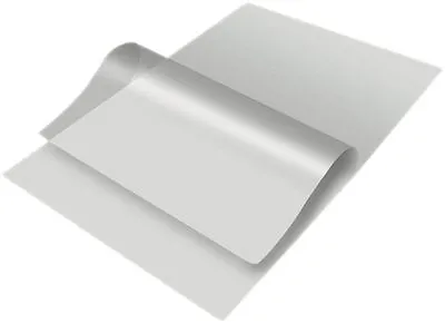 20x A4 Clear Sheet Laminating Film Self Adhesive Plastic Vinyl Fablon Craft Robo • £12.02