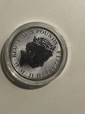 2oz Silver Coin Yale Of Beaufort - Queen's Beast 2019 Fineness: 999.9 • £69