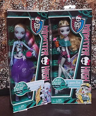 Monster High Skull Shores LOT Of 2 Dolls Lagoona Blue & Abbey Bominable • $109.99