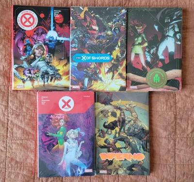 £329.49 • Buy Hickman X-Men Hardcover Set (House Of, X Of Swords, Inferno, Hellfire, Omnibus)