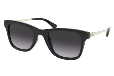 Coach Sunglasses HC8279U 50028G 51mm L1115 Black Grey Gradient 51-22-140 • $157.04