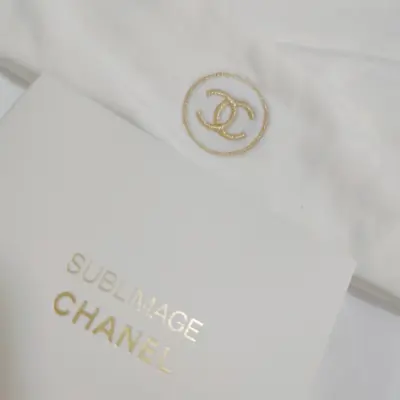 CHANEL Skincare Sublimage Logo Hair Band Head Wrap Soft Headband Vip Gift Gold • $39.99