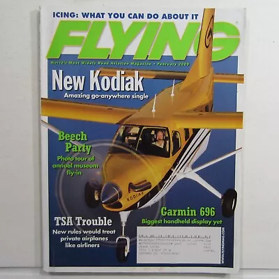 Flying Feb 2009 New Kodiak Beech Party TSA Trouble Garmin 696 Icing • $12.25