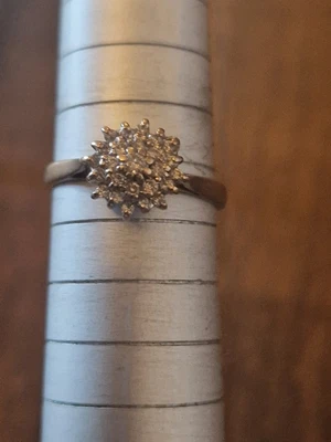 £55 • Buy 9ct Gold 0.25ct Diamond Solitaire Hallmarked Engagement Ring Size M 1/2 2G 