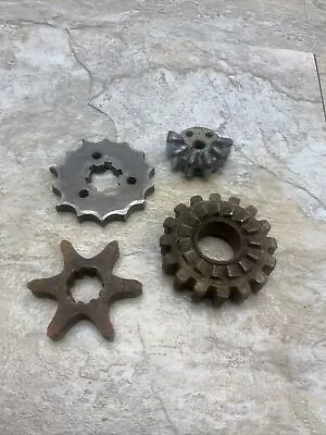 Lot Of 4 Small Industrial Machine Steampunk Pulley Gear Cog Robot • $12.99