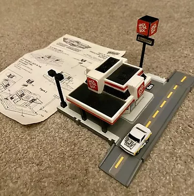 Micro Machines Street Corners Jack In The Box Drive Thru Galoob Car RARE • £24