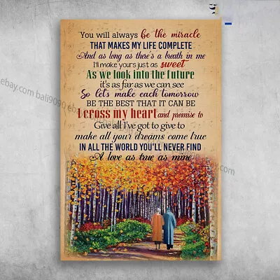 I Cross My Heart - You Will Always Be The Miracle That Makes My Life Complete • $13.92