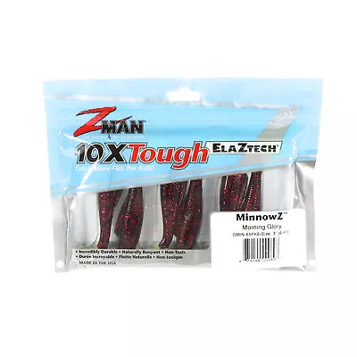 Zman Soft Lure MinnowZ 3 Inch 6/Pack Morning Glory (0693) • $20.90