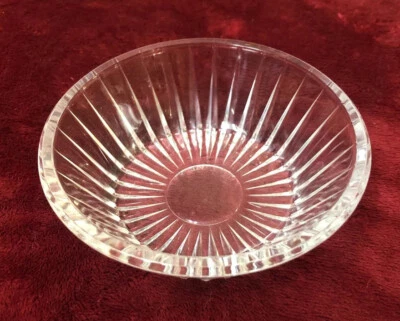 $15 • Buy Val St Lambert 5  X 1 3/4” Balmoral Cut Crystal Small Fruit Dessert Bowl Belgium