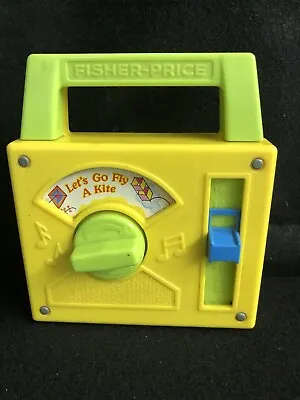 Vintage Fisher Price Let’s Go Fly A Kite Working Music Box 1978 • $14