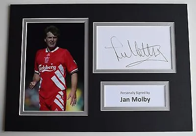 Jan Molby Signed Autograph A4 Photo Display Liverpool Football Sport AFTAL COA • £19.99