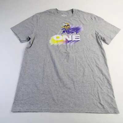 Minnesota Vikings Fanatics Short Sleeve Shirt Men's Gray Used • $7.05