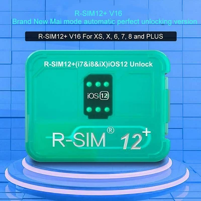 £7.19 • Buy RSIM 12+ R-SIM 14 Nano Unlock Card For IPhone XS/X/8/7/6/6s 4G IOS 12.2 12.3