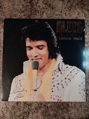 Elvis Presley – A Canadian Tribute EX Yellow Vinyl Record * RCA – KKL1-7065 • $6