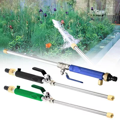 High Pressure Power Spray Gun Water Lance Hose Pipe Jet Nozzle Garden Car Washer • £7.39